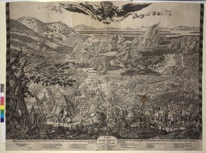 Wiens tyrkiske belejring 1683 (print) af Justus van den Nypoort