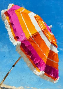 Farverig parasol af Justyna Jaszke