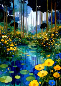 Flora By Klimt 8 af Justyna Jaszke