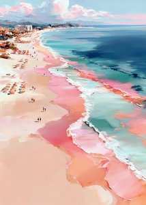 Pink Beach-paradiset af Justyna Jaszke