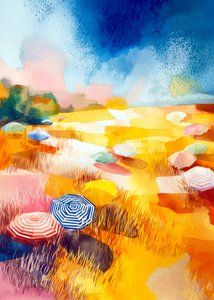 Sunny Field-parasoller af Justyna Jaszke