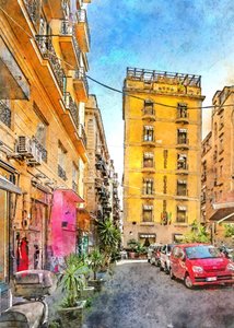Sunny Hotel Street af Justyna Jaszke