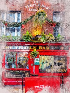 En livlig pub i Dublin af Justyna Jaszke