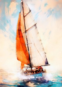 Spændende sejlads på havet af Justyna Jaszke