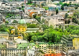 Akvarelkunst fra Warszawa, Polen (6)