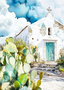 Udsigt over White Chapel Cactus af Justyna Jaszke