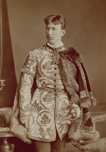 Ungarsk stormagt, ca. 1870-80 (sepiafoto) af József Borsos
