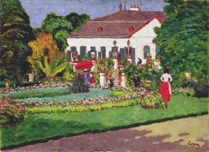 Herregård i Kertvelyes, 1907 af József Rippl Rónai