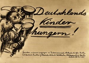 Tysklands børn sulter af Käthe Kollwitz