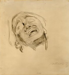 Kvinde hoved af Käthe Kollwitz