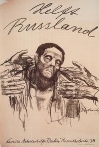 Hjælp Rusland! af Käthe Kollwitz