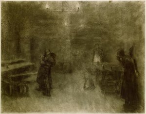 Käthe Kollwitz, scene fra Germinal af Käthe Kollwitz