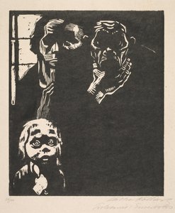 Proletariat: nr. 1 uden arbejde af Käthe Kollwitz