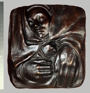 Hvil i hans hænders fred, 1936 (bronze)