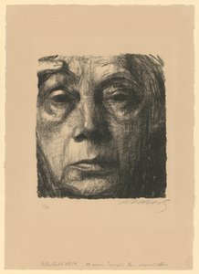 Selvportræt af Käthe Kollwitz