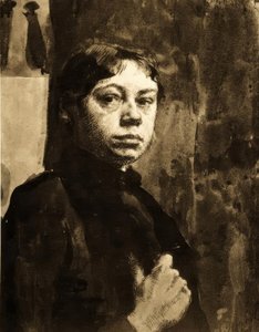 Selvportræt af Käthe Kollwitz
