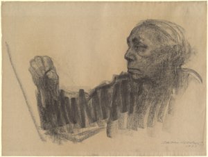 Selvportræt af Käthe Kollwitz