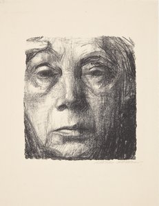 Selvportræt af Käthe Kollwitz