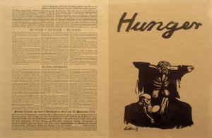Sovjetrusland, fødevarekrise / pjece, K. Kollwitz af Käthe Kollwitz