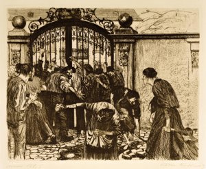 Sturm af Käthe Kollwitz