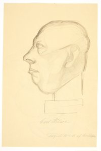 Portræt af maleren Carl Holsøe (1863-1935)