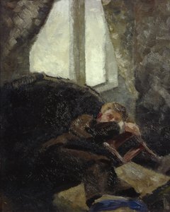 Ung mand - dagen efter (Tømmermænd) 1884 (olie på lærred)