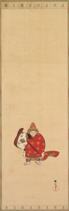 Bugaku-danser, slutningen af det 19.-20. århundrede. af Kamisaka Sekka