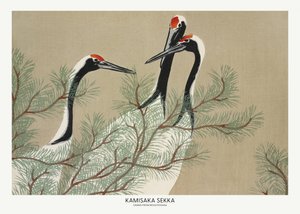 Kraner fra Momoyogusa af Kamisaka Sekka