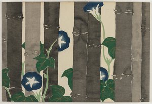 Flowers of a Hundred Worlds (Momoyogusa): Morning Glories (Asagao) af Kamisaka Sekka
