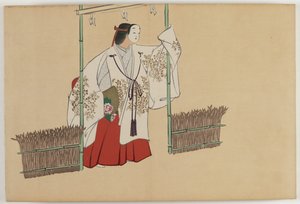 Hundrede verdeners blomster (Momoyogusa): Nonomiya (Nonomiya) af Kamisaka Sekka