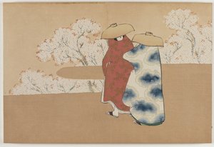 Flowers of a Hundred Worlds (Momoyogusa): Den tredje måned (Yayoi) af Kamisaka Sekka