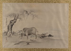 Album med kopier af kinesiske malerier, 1600-tallet.