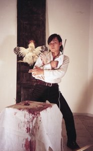 Forestillingen »Bloody Table« af Kanat Ibragimov