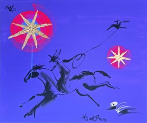 Kosmisk cowboytur af Kanat Ibragimov