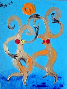 Glade dansende figurer af Kanat Ibragimov