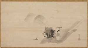 Landskab, Edo-periode, 1600-tallet.