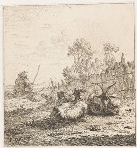 Ged og to får Dyr (serietitel) af Karel Du Jardin