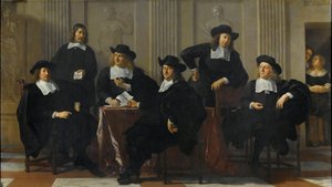 The Regents of the Spinhuis og Nieuwe Werkhuis, Amsterdam The Regents of the Spinhuis (Korrektionens Hus) og Nieuwe Werkhuis (New Workhouse) i Amsterdam, 1669