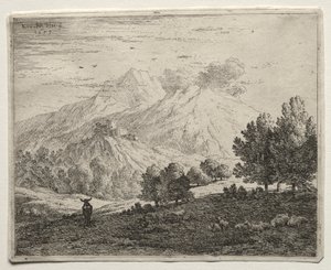 De fire bjerge af Karel Dujardin