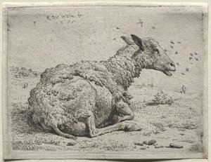 Fårene og Fluerne af Karel Dujardin