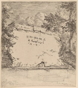 Titelside med springvand af Karel Dujardin