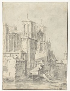 Lyon katedral af Karel du Jardin (possibly)