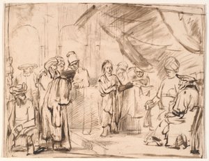 Den tolv-årige Jesus i templet af Karel van Savoy