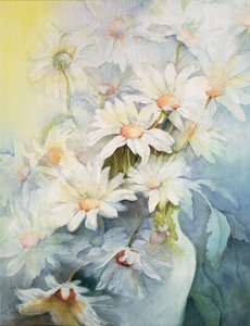 Krysantemum, snehætte af Karen Armitage
