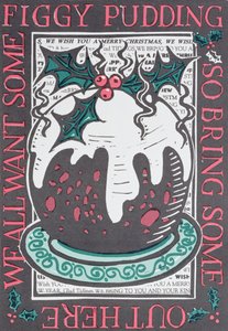 Figgy Pudding, 1998 (linosnit på papir)