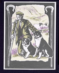 Shepherd Laddie o the Hills, 1997 (linosnit på papir)