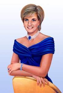 Hendes Kongelige Højhed Prinsessen af Wales Diana Frances, født Spencer, 1961-1997, 2013.