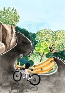 Cykeludflugt i smukke bjergomgivelser af Karen Menzenbach