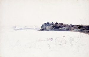 Mih-Tutta-Hang-kush, Mandan-landsbyen af Karl Bodmer