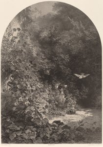 Et hjørne af haven af Karl Bodmer